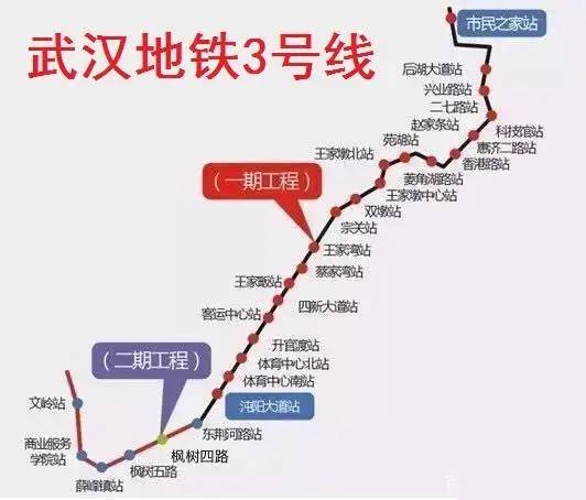 武汉轨道交通3号线南延伸方向的变数：可能要深入未开发的区域